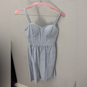 Lilly Pulitzer Seersucker Blue and White Dress